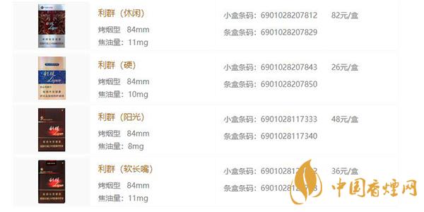 利香烟多少钱一包  利香烟有多少种类