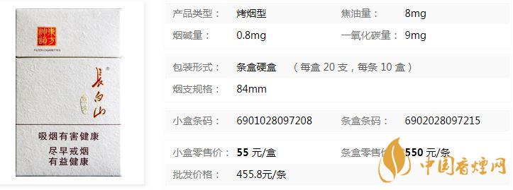 白山原味烟多少钱一条 白山原味香烟价格查询介绍