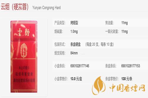 云烟香烟价格表图大全一览表 好的几款云烟推荐