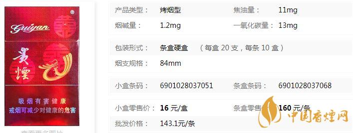 贵烟喜盒多少钱一包贵烟喜香烟价格介绍