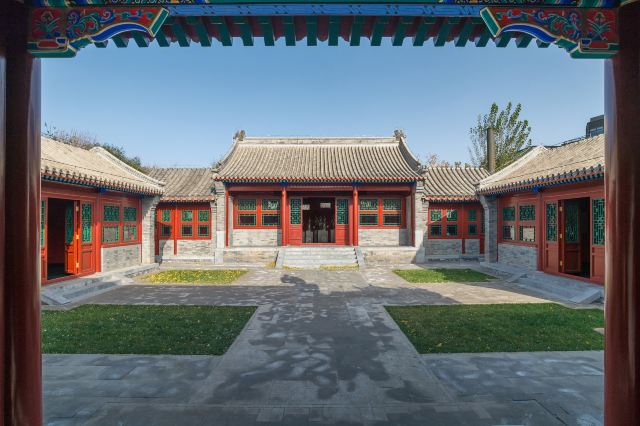 北京参观四合院