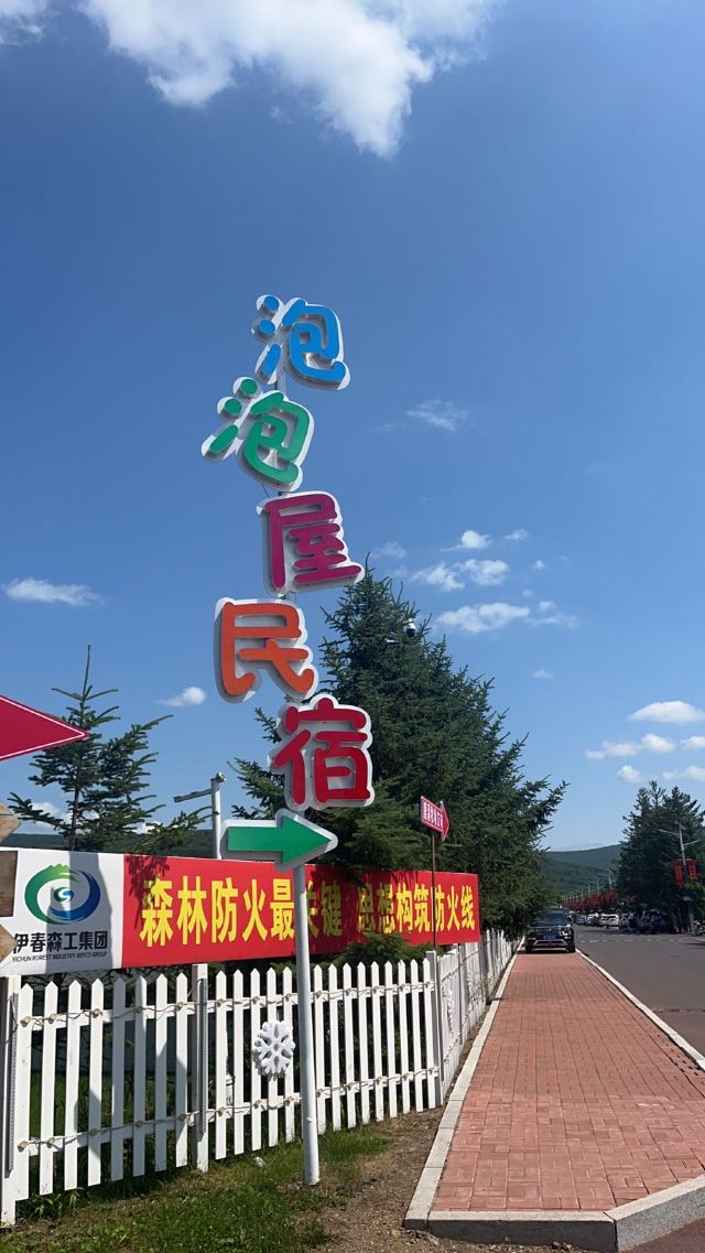 伊春市溪水公园星空泡泡屋