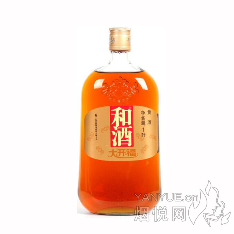 和酒大开福五年(5年)上海老酒黄酒12.5° 1000ml