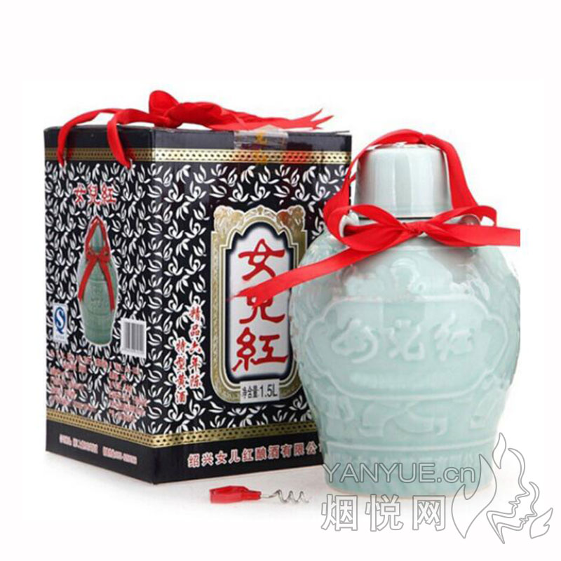 女儿红青瓷精品六年陈特型黄酒 12°  1.5L