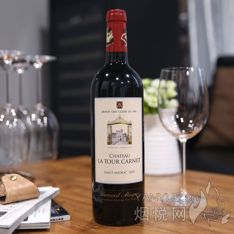 拉图嘉利城堡红葡萄酒2007 13°  750ml