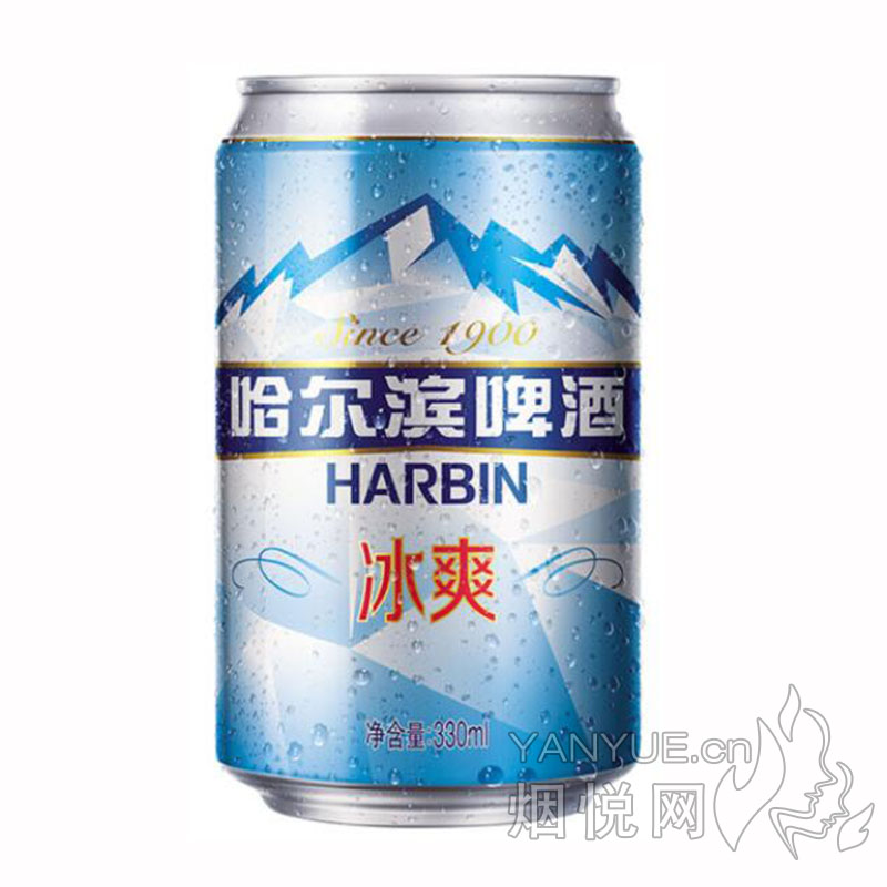 哈尔滨冰爽啤酒3.3°  330ml