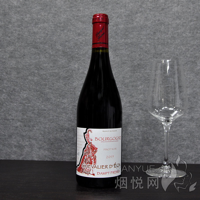 德翁骑士干红葡萄酒2015(Bourgogne Pinot Noir Chevalier d’Eon) 12.5° 750ml