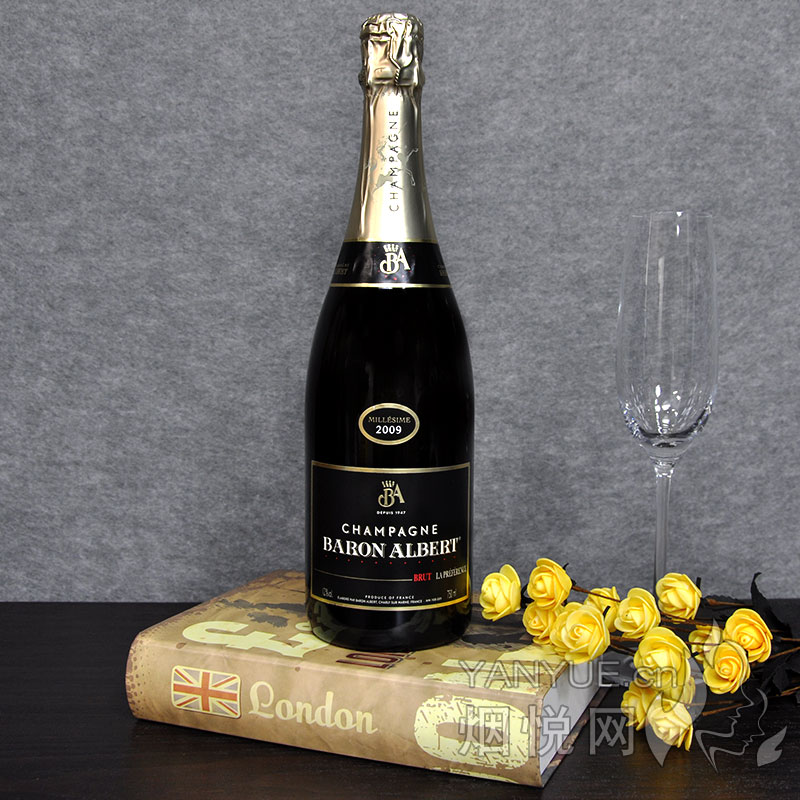 白马香槟 2009(Champagne Baron albert)12° 750ml