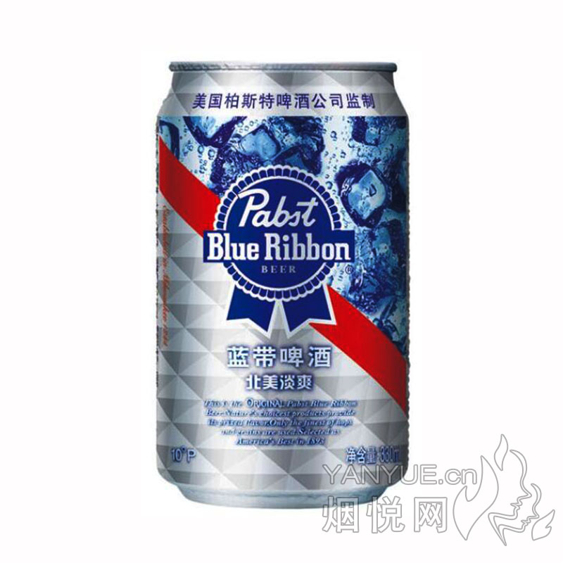蓝带啤酒北美淡爽3.6° 330ml