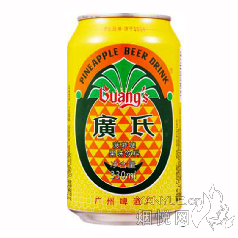 广氏菠萝碳酸果味啤酒 330ml