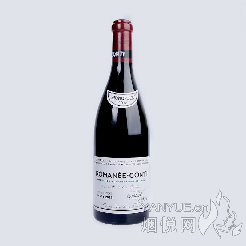 罗曼尼·康帝酒庄干红葡萄酒2012  13°  750ml