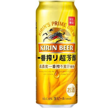 麒麟一番榨芳醇啤酒听装500ML