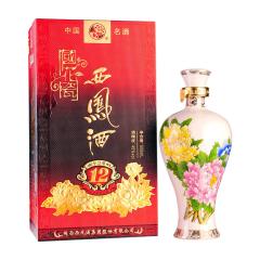 45°国花瓷西凤酒国色天香12年500ml