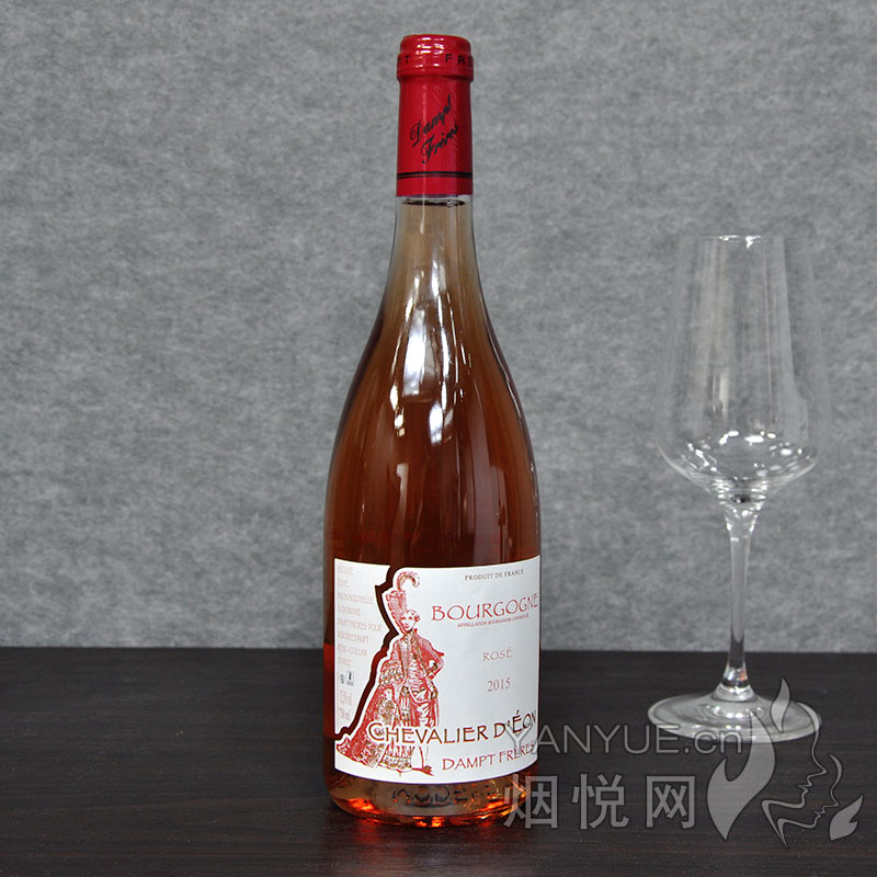 德翁骑士桃红葡萄酒2015(Bourgogne Rose Chevalier d’ Eon)12.5° 750ml