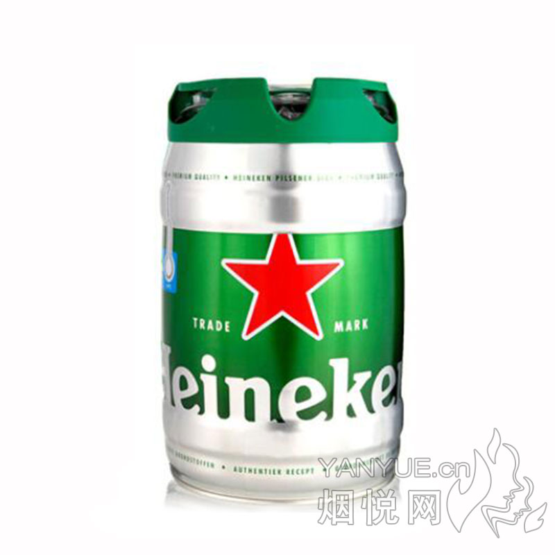 喜力铁金刚啤酒桶装5° 5L