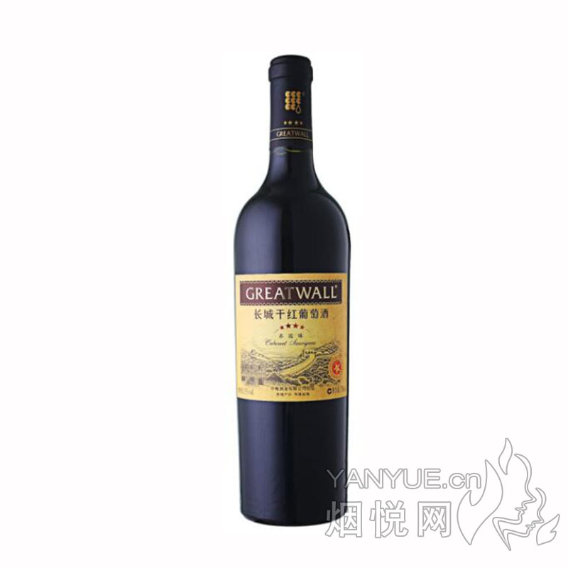 长城星级系列 四星赤霞珠干红葡萄酒13°  750ml