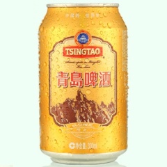 青岛啤酒崂山风景330ml