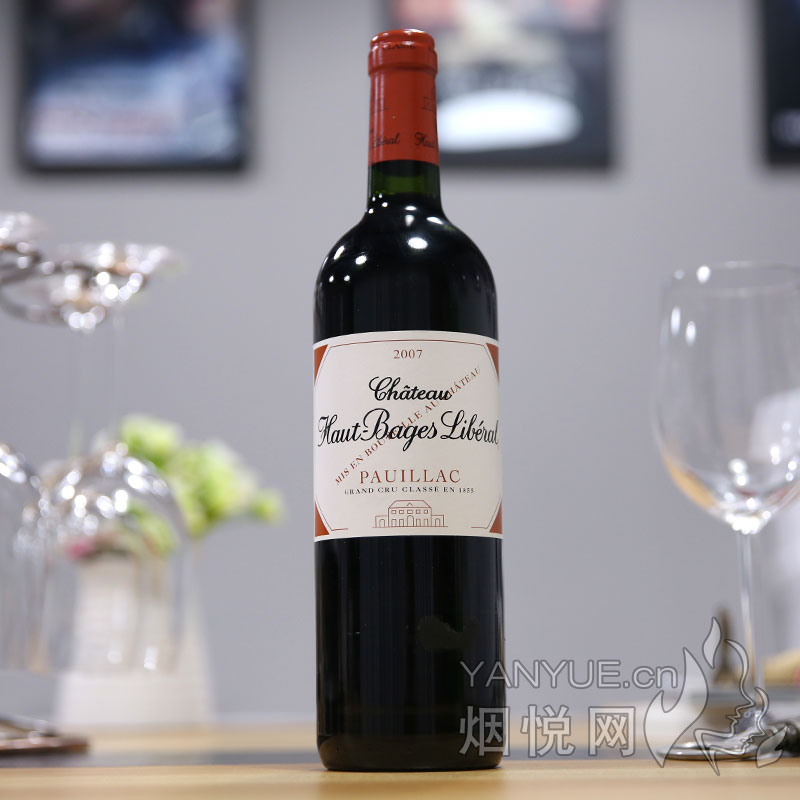 奥巴里奇城堡红葡萄酒2007 13°  750ml