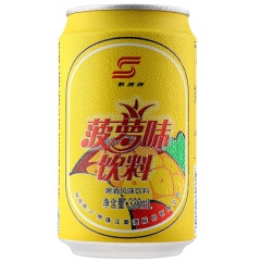 珠江凯旋牌菠萝啤酒330ml