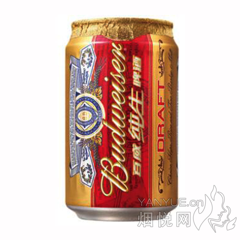 百威小麦纯生拉罐啤酒3.1° 330ml