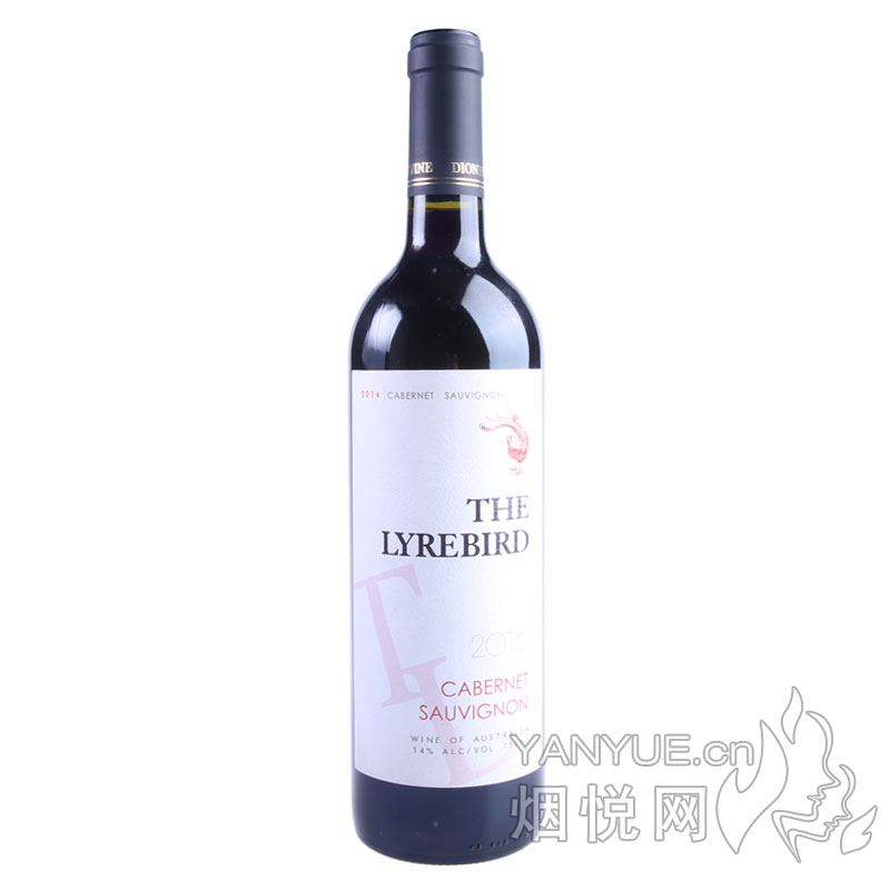 琴鸟赤霞珠红葡萄酒2016 14°  750ml