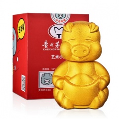 52°茅台集团艺术小酒猪宝宝酒375ml