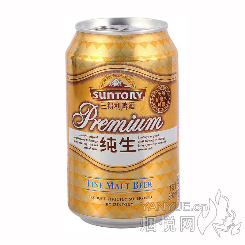 三得利纯生啤酒3.6° 330ml