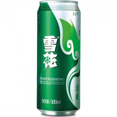 雪花清爽啤酒500ml