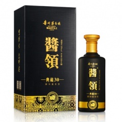 53°酱领J30酱领典藏-30稀世捆沙老酱酒500ml