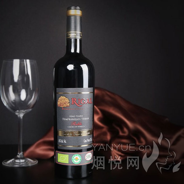 瑞爵橡木桶丹魄西拉有机干红葡萄酒2017  14° 750ml