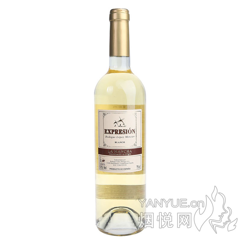 布衣骑士白葡萄酒2015 12°  750ml