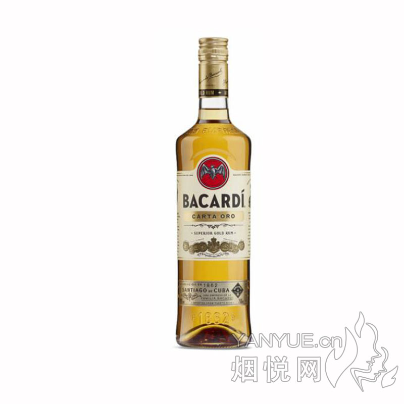 百加得金朗姆40°  750ml