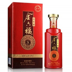 50°金六福百年福根8年500ml