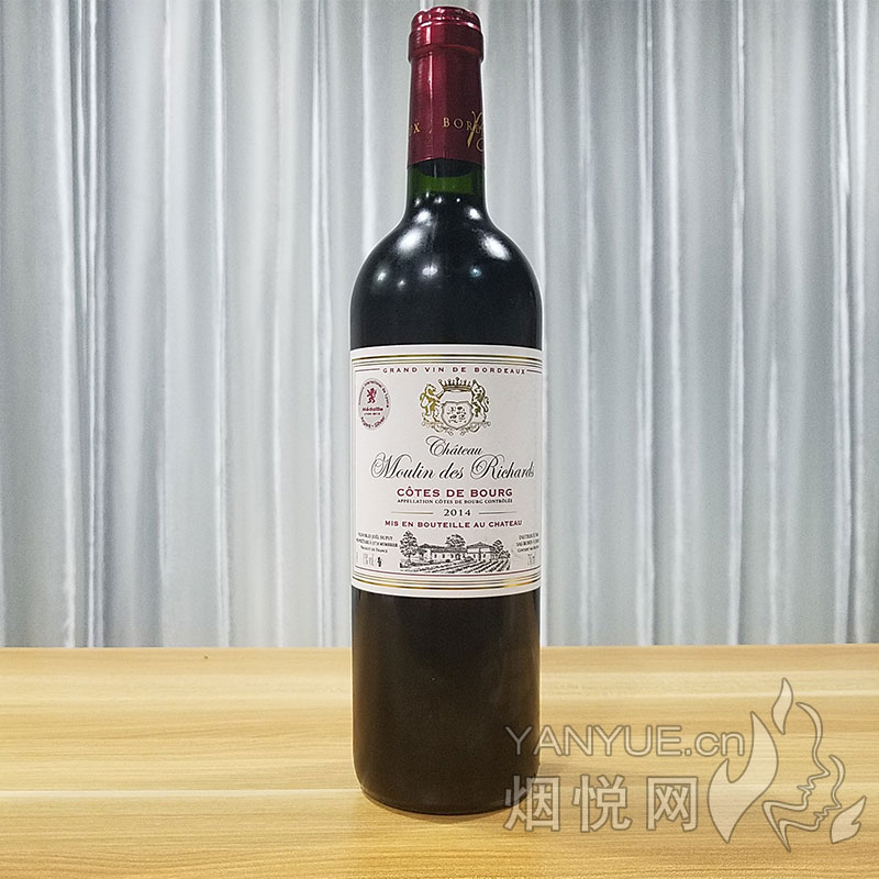 理查兹磨坊酒庄红葡萄酒2014  13°  750ml