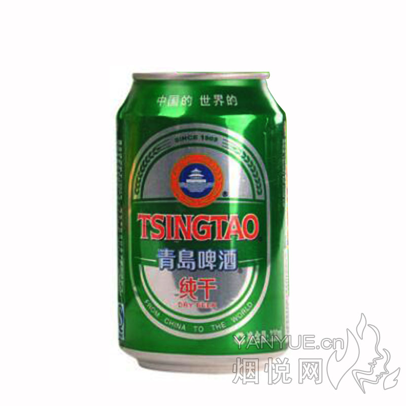 青岛啤酒纯干拉罐装4° 330ml
