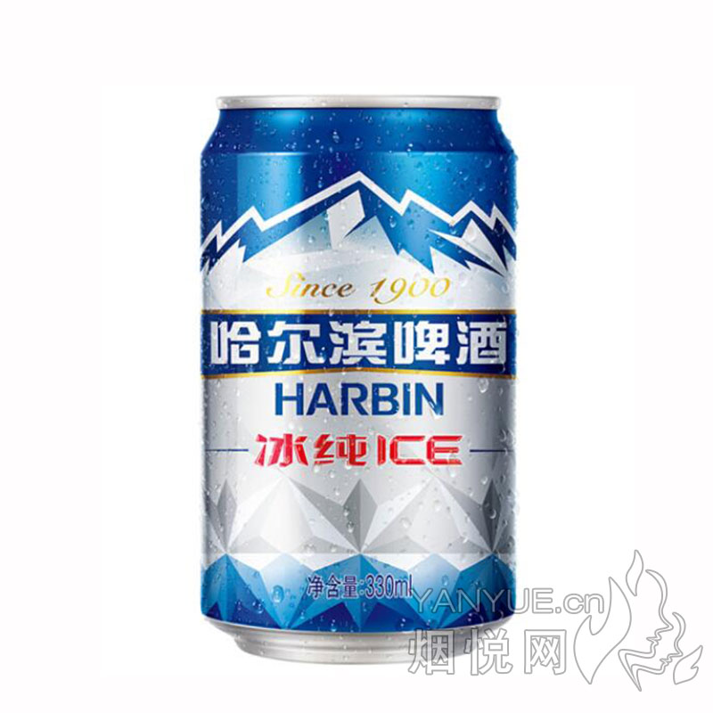 哈尔滨冰纯啤酒 3.6° 330ml
