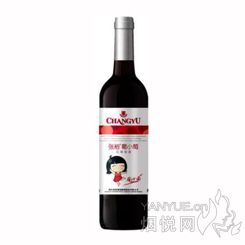 张裕葡小萄甜红葡萄酒11°  750ml