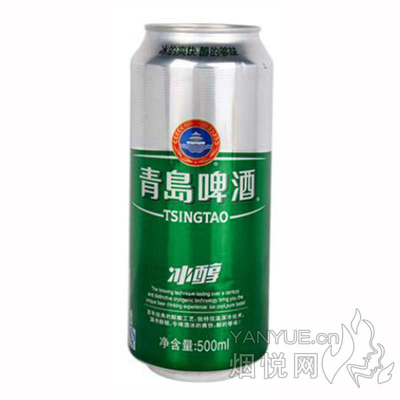 青岛啤酒冰醇易拉罐3.1° 500ml