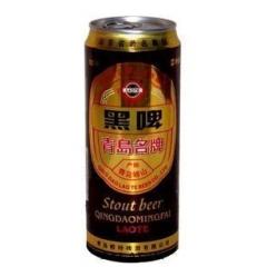 崂特黑啤酒听装500ml