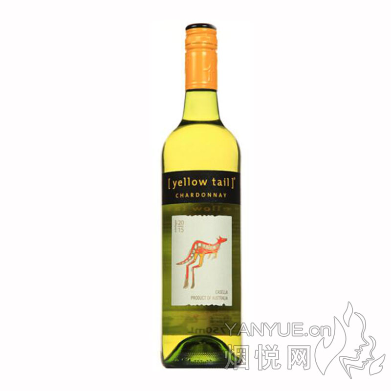 黄尾袋鼠霞多丽白葡萄酒（Yellow Tail）13°  750ml