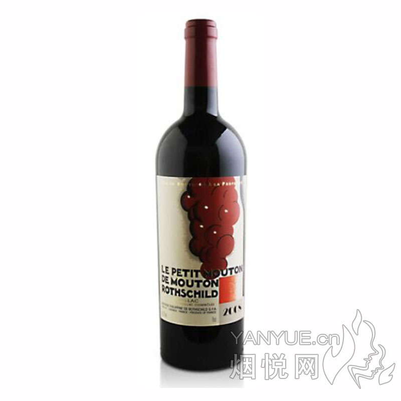 （列级庄·名庄·副牌）法国小木桐干红葡萄酒2008
