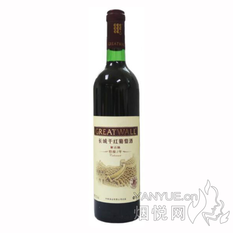 长城特酿3年解百纳干红葡萄酒12.5°  750ml
