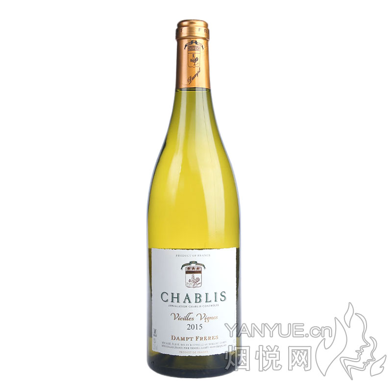 夏布利老树干白葡萄酒2015  12.5°  750ml