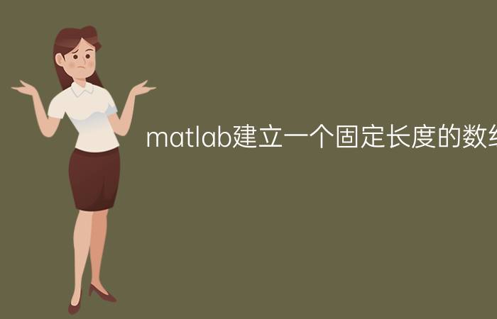 matlab建立一个固定长度的数组