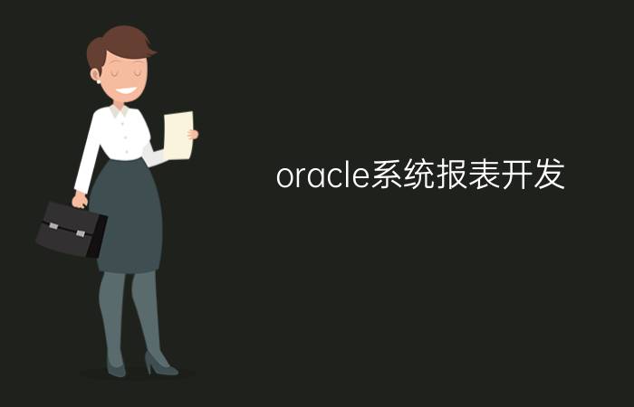 oracle系统报表开发