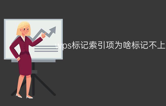 wps标记索引项为啥标记不上