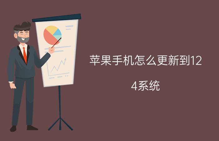 苹果手机怎么更新到12.4系统