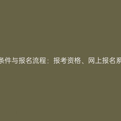 2026年广西成人高考报名条件与报名流程：报考资格、网上报名系统、审核缴费及考区选择