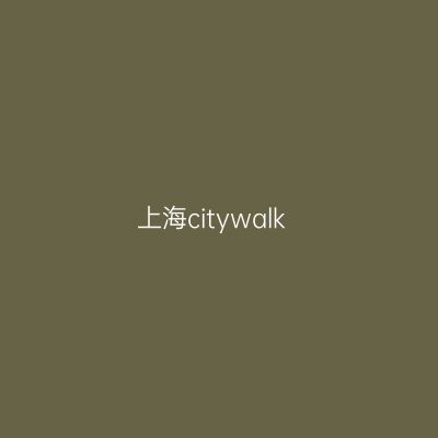 上海citywalk