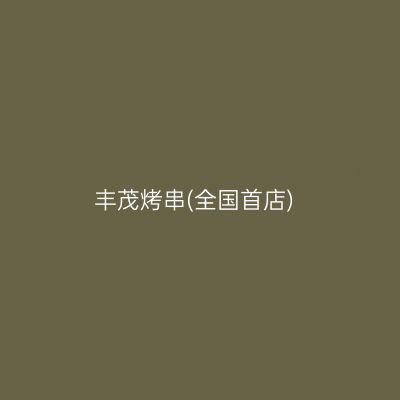 丰茂烤串(全国首店)